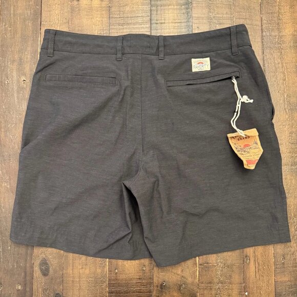 NEW Faherty All Day Men's Shorts32x6.5 - Charcoal - Picture 6 of 10